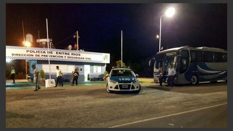 El hecho se registró el domingo en un control policial. 