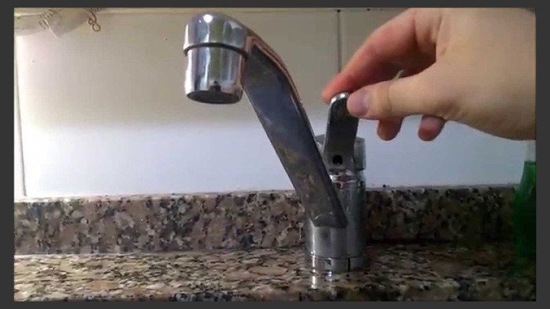 Las primeras horas del domingo, sin agua