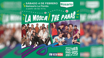 Las bandas La Mosca y The Panas se presentarán en La Florida el domingo 12 de febrero.
