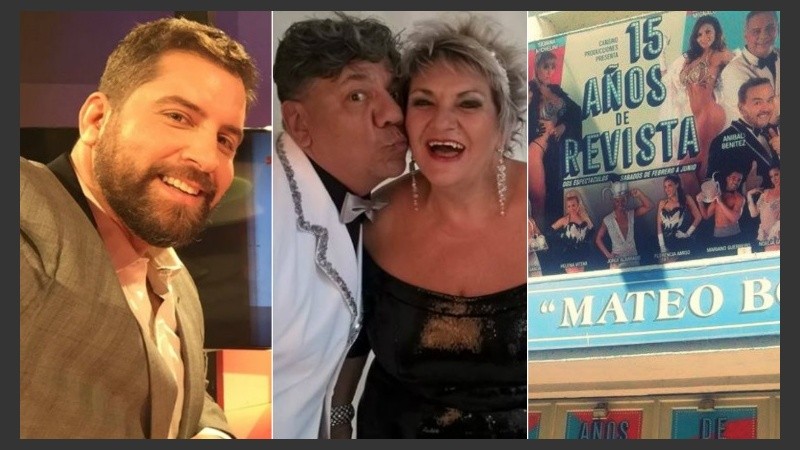 Juan Junco, Gachy Roldán y Roberto Moyano, bajo la dirección de Manuel Cansino.