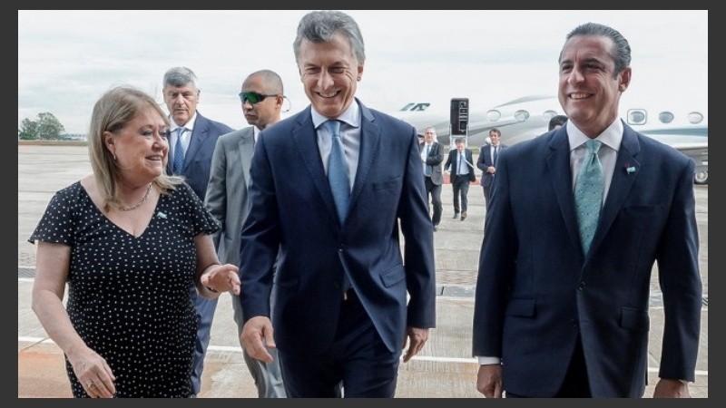 Macri, junto a Malcorra, recibido por Temer en Brasil