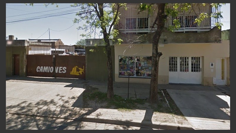 La cuadra donde funcionaba Dimare SRL. 