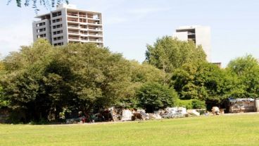 Los terrenos de Puerto Norte que estaban en disputa judicial.