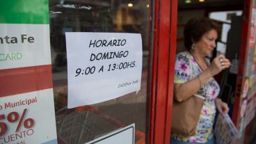 Los supermercados Dar abrieron sus puertas este domingo.
