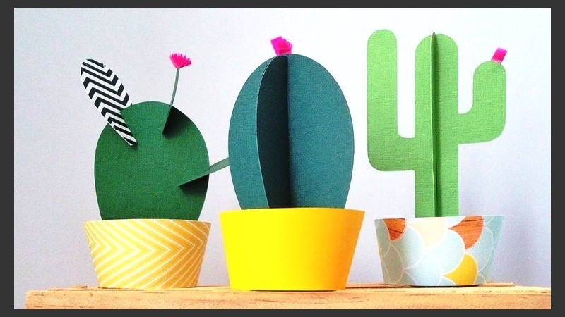 Elaborá tus propias flores: no necesitan luz ni agua.