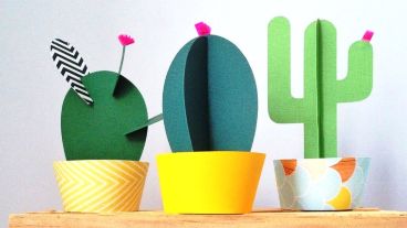 Elaborá tus propias flores: no necesitan luz ni agua.