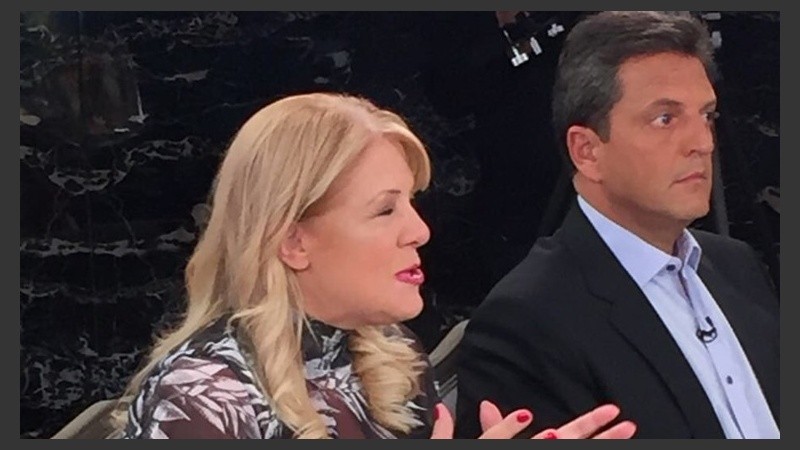 Stolbizer y Massa en el programa de Mirtha Legrand.