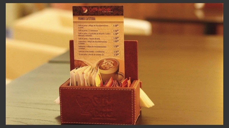 La propuesta gastronómica está integrada por una lista gourmet de café que va desde los sabores más suaves a los más intensos.