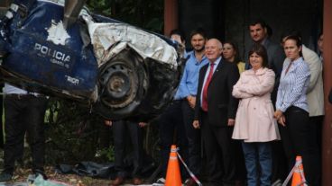 Los funcionarios estuvieron en el depósito judicial de Francia al 5200.
