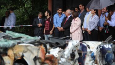 Los funcionarios estuvieron en el depósito judicial de Francia al 5200.