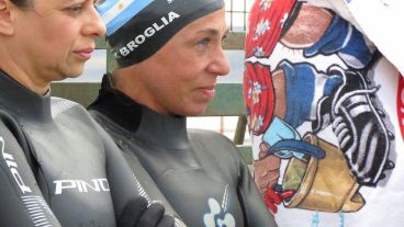 La nadadora argentina, Alejandra Broglia.