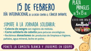 Rosario se suma a la lucha contra el cáncer infantil.
