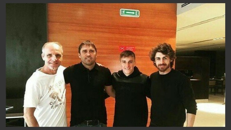 Coudet junto a Cervi en Portugal