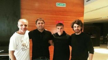 Coudet junto a Cervi en Portugal