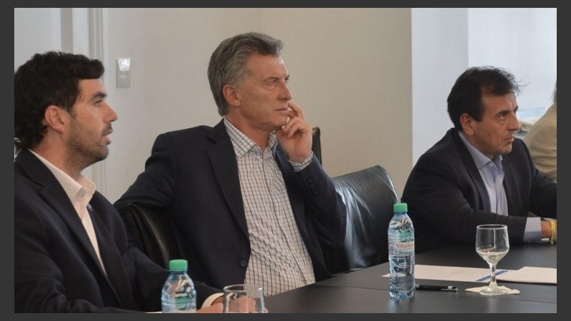 Basavilbaso junto a Macri, en una reunión celebrada esta semana.