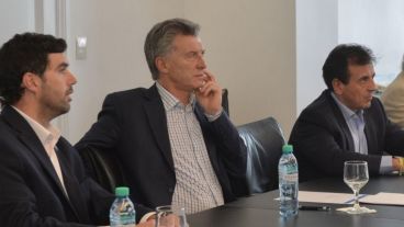 Basavilbaso junto a Macri, en una reunión celebrada esta semana.
