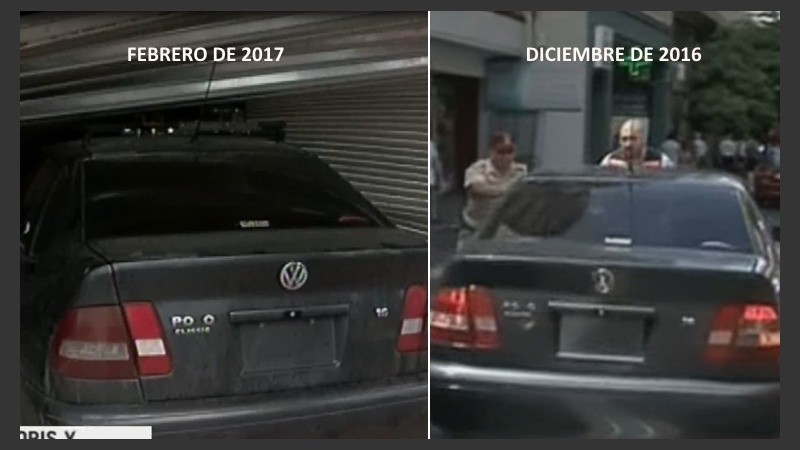Dos incidentes en menos de dos meses con el mismo auto y sin patente.