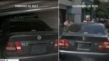 Dos incidentes en menos de dos meses con el mismo auto y sin patente.
