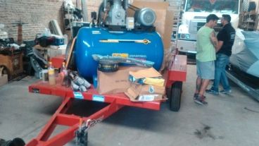 En los allanamientos del miércoles incautaron mercadería de las estafas.