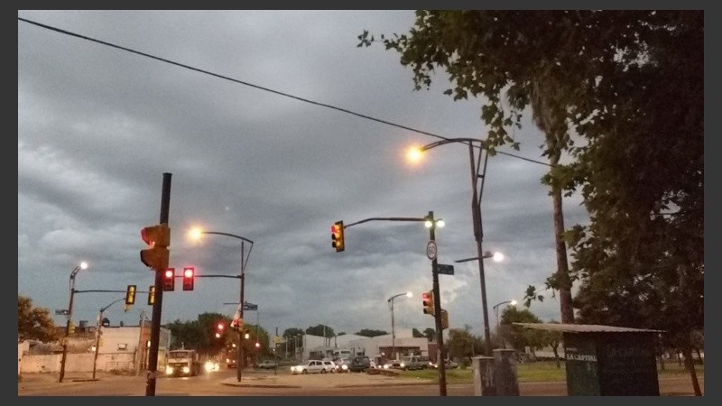 Desde el atardecer, el cielo amenazó con lluvias.