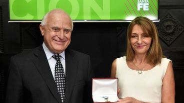 El gobernador Lifschitz y la procuradora Gils Carbó.