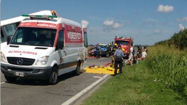 El accidente ocurrió cerca de la llamada "curva de la muerte".