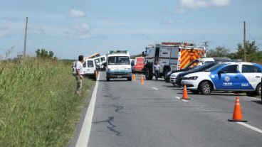 El accidente ocurrió en el kilómetro 779 de la ruta 33.