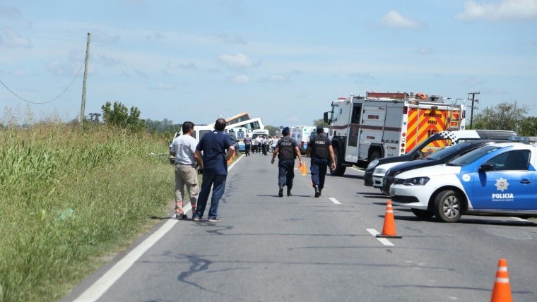 Ambos micros eran de la empresa Monticas.