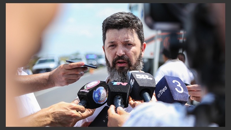 La rueda de prensa del fiscal sobre la ruta 33.