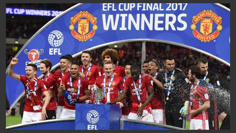 Celebración roja en Wembley.