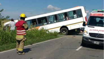 Los colectivos cubrían Casilda-Rosario (Monticas) y Rosario-Zavalla (Metropolitana).