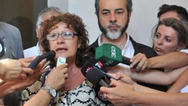 "Están por votar otra gran estafa al pueblo argentino", dijo la secretaria general de Ctera, Sonia Alesso.