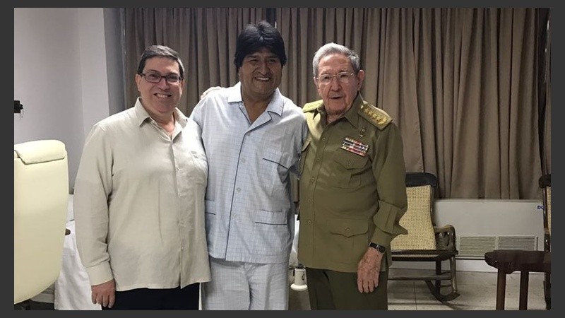 Morales y Castro, juntos en La Habana.