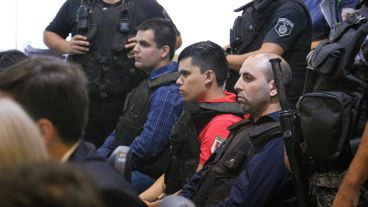 Bassi, Damario, Muñoz y Zalazar en el banquillo de los acusados.