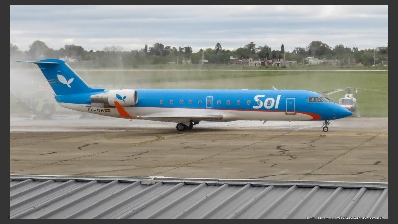 Uno de los aviones que compró la empresa española.