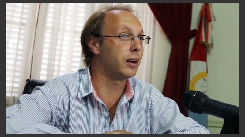 El ministro Gonzalo Saglione. 