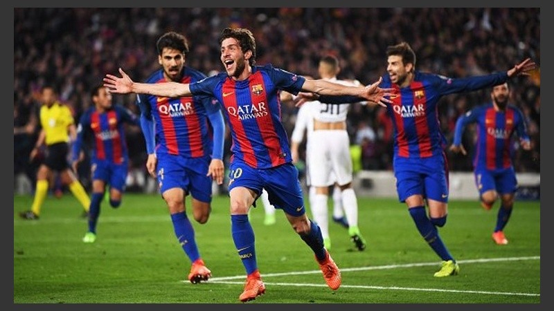 El gol histórico de Sergi Roberto. 