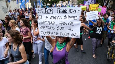 Las mujeres se expresaron este miércoles.