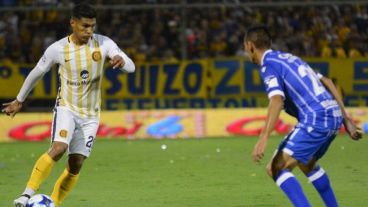 Teo en acción ante el Tomba.