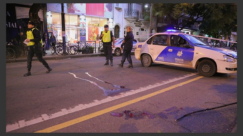 El choque ocurrió en avenida Pellegrini, entre Sarmiento y Mitre.