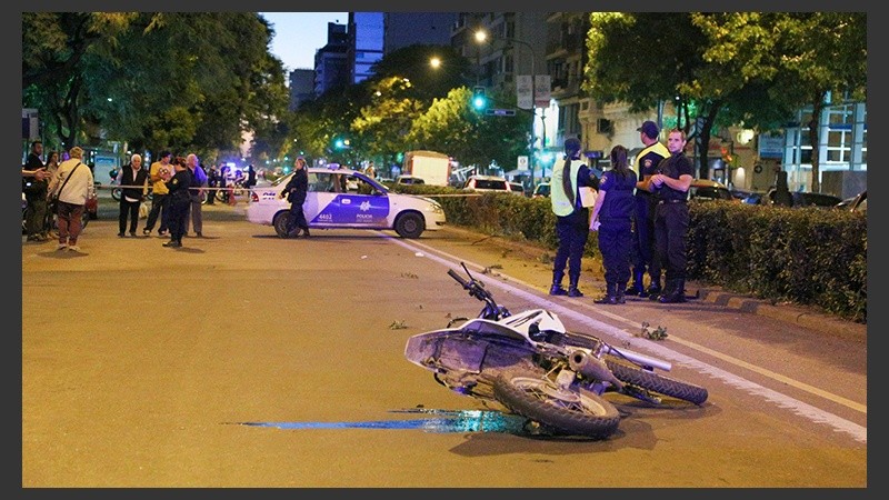 El choque ocurrió en avenida Pellegrini, entre Sarmiento y Mitre.