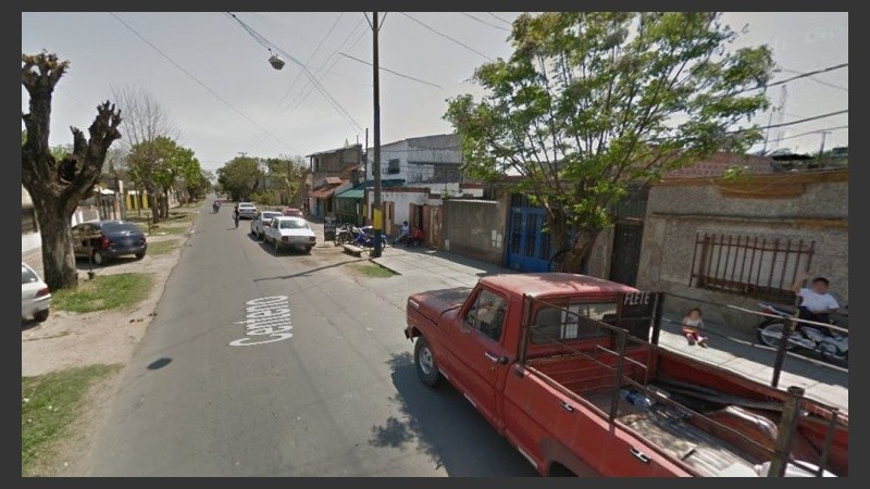 El asesinato ocurrió en pleno barrio Tablada. 