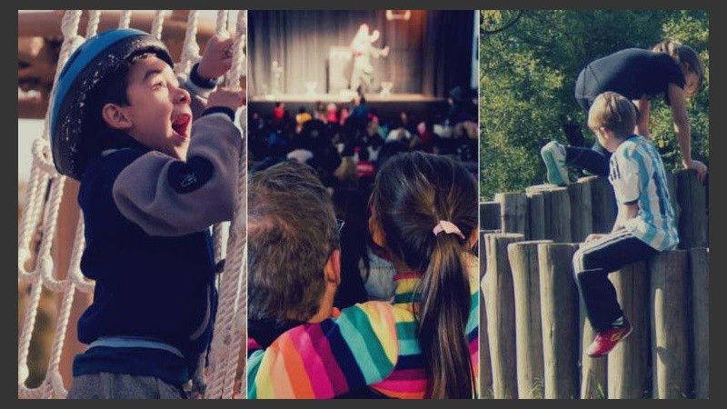 El Tríptico de la Infancia está conformado por La Granja de la infancia, El Jardín de los niños y La isla de los inventos.