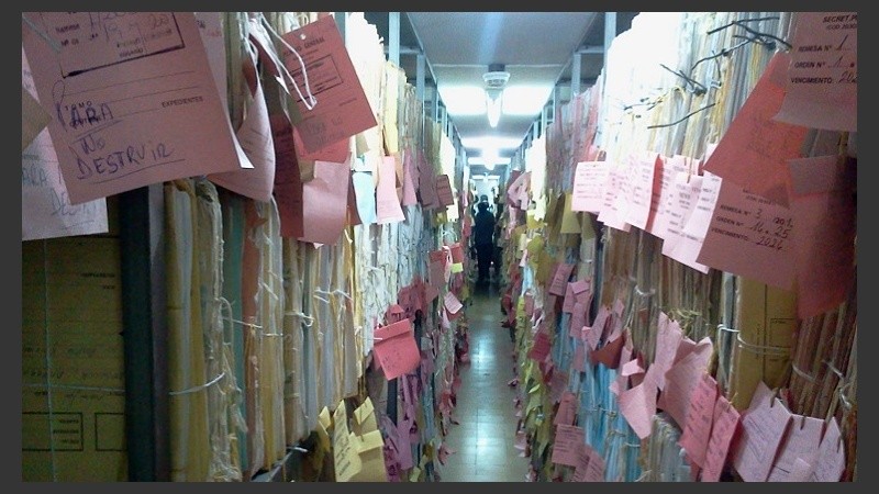 El archivo de los Tribunales provinciales de Rosario.