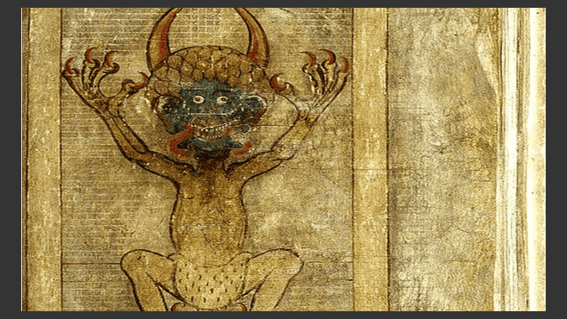El Codex Gigas tiene una ilustración que según se cree fue firmada por el mismo diablo.