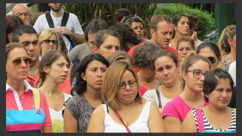 Imágenes de la marcha a un mes de la tragedia en la ruta 33. 