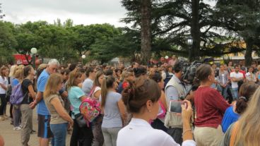 Imágenes de la marcha a un mes de la tragedia en la ruta 33.