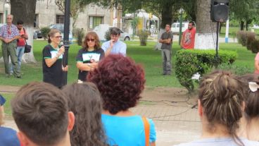 Imágenes de la marcha a un mes de la tragedia en la ruta 33.