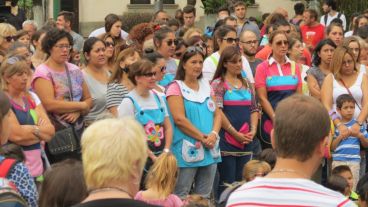 Imágenes de la marcha a un mes de la tragedia en la ruta 33.