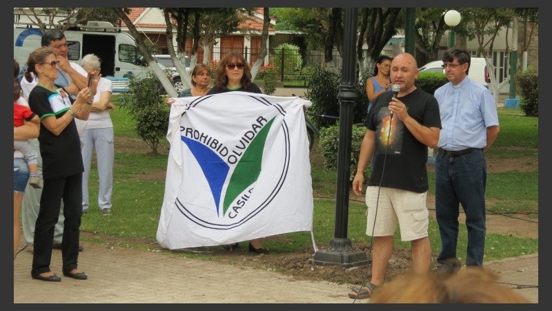 Imágenes de la marcha a un mes de la tragedia en la ruta 33. 